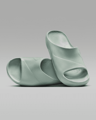 Green jordan slides store